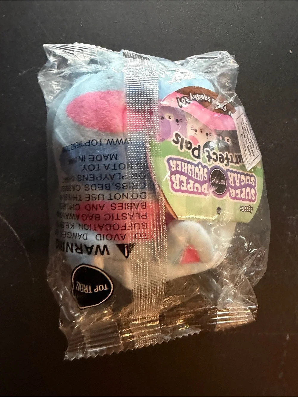Squishy Top Trenz Super Duper Sugar Squisher Plush Nico Blue Cat Puurfect Pals